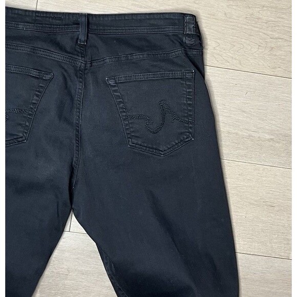 AG  Adriano Goldschmied The Portage Slim Straight Jeans Black Men 38x34 38/34 - Picture 7 of 9